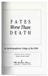 Kurt Vonnegut Signed Easton Press Edition of ''Fates Worse Than Death''