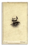General Ambrose Burnside CDV -- Mathew Brady Backstamp