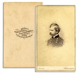 Union General Nathaniel Banks CDV -- Mathew Brady Backstamp