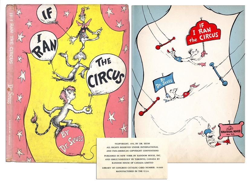 First Printing of Dr. Seuss' 1956 Classic ''If I Ran the Circus''