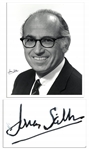 Jonas Salk 8 x 10 Signed Photo