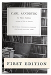 Carl Sandburg Signed First Edition of ''Carl Sandburg''