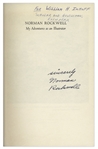 Norman Rockwell Autobiography ''My Adventures as an Illustrator'' Signed