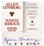 Allen Ginsberg Signed Book of Poetry, White Shroud