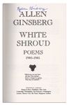 Allen Ginsberg Signed Book of Poetry, ''White Shroud''