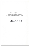 Gerald Ford's Memoir ''A Time To Heal'' Signed