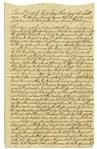 1784 Deed to Property in New Brunswick, New Jersey -- ''...previous to the late Revolution...''