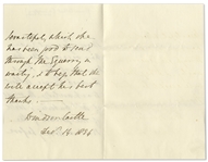 Crimean War Letter to Mrs. Henry Duberley Regarding Duberley's Efforts at Sevastopol -- 1854