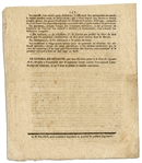 Death Sentence for Napoleon's Aide, General Charles de la Bedoyere -- ''...convicted of crimes of treason and rebellion, for having lent support in the invasion made by Bonaparte...''