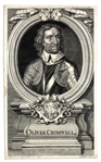 19th Century English Civil War Archive -- Etchings of King Charles I & Oliver Cromwell -- With a Facsimile of Charles' Signed Death Warrant