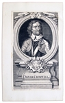 19th Century English Civil War Archive -- Etchings of King Charles I & Oliver Cromwell -- With a Facsimile of Charles' Signed Death Warrant