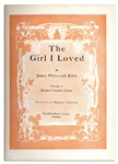 Howard Chandler Christy Signed First Edition of ''The Girl I Loved'' -- Featuring His Illustrations