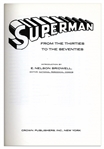 ''Superman From the 30s to the 70s'' -- Signed by 9 of Superman's Contributors Including Illustration Team Curt Swan & Murphy Anderson & ''Death of Superman'' Artists Janke and Bogdanove