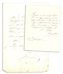 Jenny Lind Swedish Nightingale Autograph Letter Signed