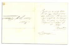 Jenny Lind ''Swedish Nightingale'' Autograph Letter Signed
