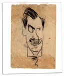 Enrico Caruso Hand-Drawn Sketch