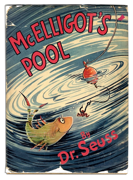 Dr. Seuss First Edition, Third Printing of ''McElligot's Pool'' From 1947 -- Early Book by the Popular Children's Author