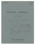 William Cullen Bryant's Signature
