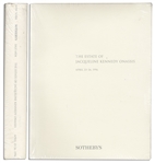 Catalog From the 1996 Auction of The Estate of Jacqueline Kennedy Onassis by Sothebys