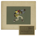 Original Disney Cel Depicting Goofy Dressed as a Golfer