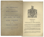 Program From the Coronation of King George VI & Queen Elizabeth in 1937