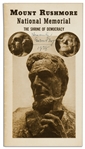 Mount Rushmore Designer, Gutzon Borglum Signed Mount Rushmore Booklet
