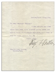 Civil War General Benjamin F. Butler Typed Letter Signed -- ...I can see you any time after half past three o clock to-day about the matter...and I want to see you about another matter...