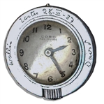 Duchess of Windsor Personally Owned Fob Watch by Swiss Maker Cord -- Inscribed ''Wallis Easter 28-III-37'' -- An Easter They Were Forced to Spend Apart Before Their Marriage