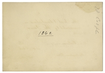 1842 Royal Invitation to Queen Victoria's Buckingham Palace
