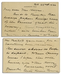 Edith Roosevelt 1926 Autograph Letter Signed