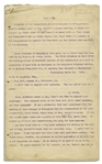Drafted Chapter of ''A True History of the Assassination of Abraham Lincoln and of the Conspiracy of 1865'' -- By Louis Weichmann, Prosecution Witness at the Lincoln Assassination Trial