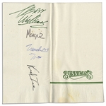 2 Live Crew Signed Napkin