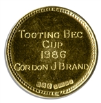 PGA's Tooting Bec Cup From the 1986 British Open -- Won by Gordon J. Brand for the Lowest Single Round During the Championship -- Brand Shot 65