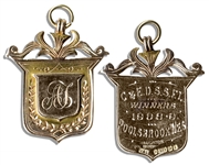 Gold Medal Awarded to Sheffield United Footballer Ernest Needham in 1909