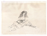 John Lennon Signed ''Bag One'' Print Depicting Lennon & Yoko Ono -- Limited Edition #48 of 300 -- With COA From Roger Epperson