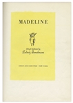 Ludwig Bemelmans Hand Drawn Illustration of Madeline With Her Dog -- Signed & Drawn Inside Copy of ''Madeline''