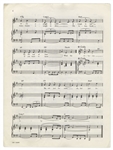 Louis Jordan's Handwritten Notes on Race & Politics, Likely Draft Lyrics to a Song -- ''Black Rebellion White Rebellion and even the Women ar Rebelling''