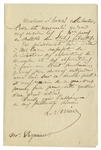 Urbaine Le Verrier Lot of 6 Autograph Letters Signed -- Astronomer Who Discovered Neptune