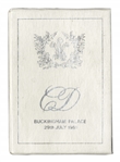 Princess Diana and Prince Charles Wedding Cake Slice -- In Original Presentation Box