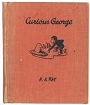 ''Curious George'' First Edition Signed by H.A. Rey -- First Book From 1941