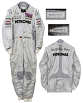 Michael Schumacher Worn Racing Suit From the 2011 Turkish Formula One Grand Prix