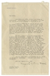 Margaret Mitchell Letter Signed Regarding Her Fame Following ''Gone With the Wind'' -- ''...The reason I am laid up now is from the pressure of crowds and completely unexpected limelight...''