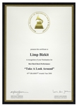 Grammy Nomination Medal & Certificate -- Awarded for Best Hard Rock Performance in 2000 to Limp Bizkit