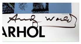 Andy Warhol Signed Screenprint Poster From 1981