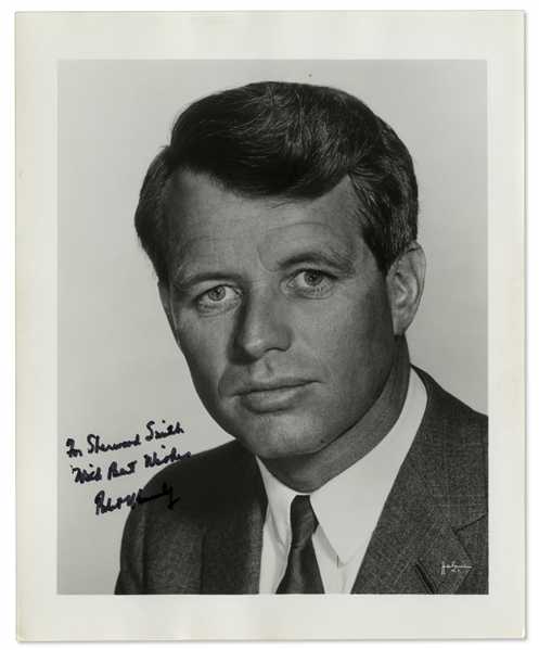 Robert Kennedy Signed Photo -- With Signed Provenance from Senator Strom Thurmond