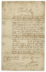 King Charles II Restoration Period Letter Signed