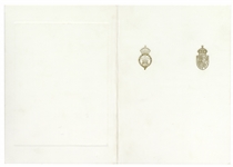 Princess Diana and Prince Charles Signed Royal Christmas Card From 1981 -- The First Year of Their Marriage