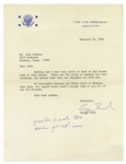 George H.W. Bush Letter Signed as Vice President, With Autograph Note Signed -- ''you've had too much grief''