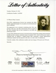 Billie Holiday 8'' x 10'' Signed Photo -- With PSA/DNA COA