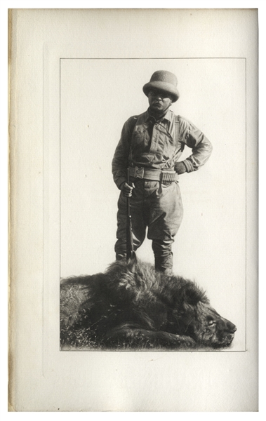 Theodore Roosevelt Signed First Edition of ''African Game Trails'' -- Both Volumes Present, in Near Fine Condition